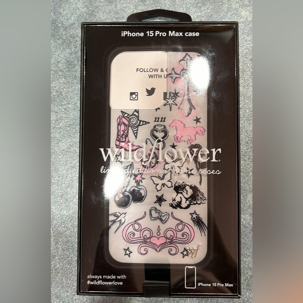 Wildflowers X Nessa Barret iPhone 15 pro max case